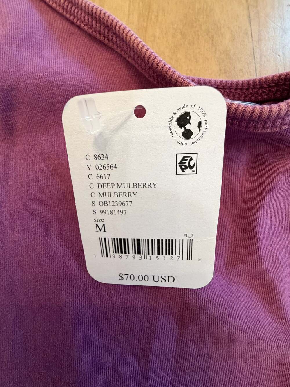 FP Movement Hot Shot Onesie Deep Mulberry Size M - Picture 8 of 9